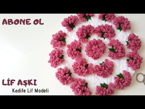 LİF AŞKI- Kadife Çiçeği lif modeli yapımı.