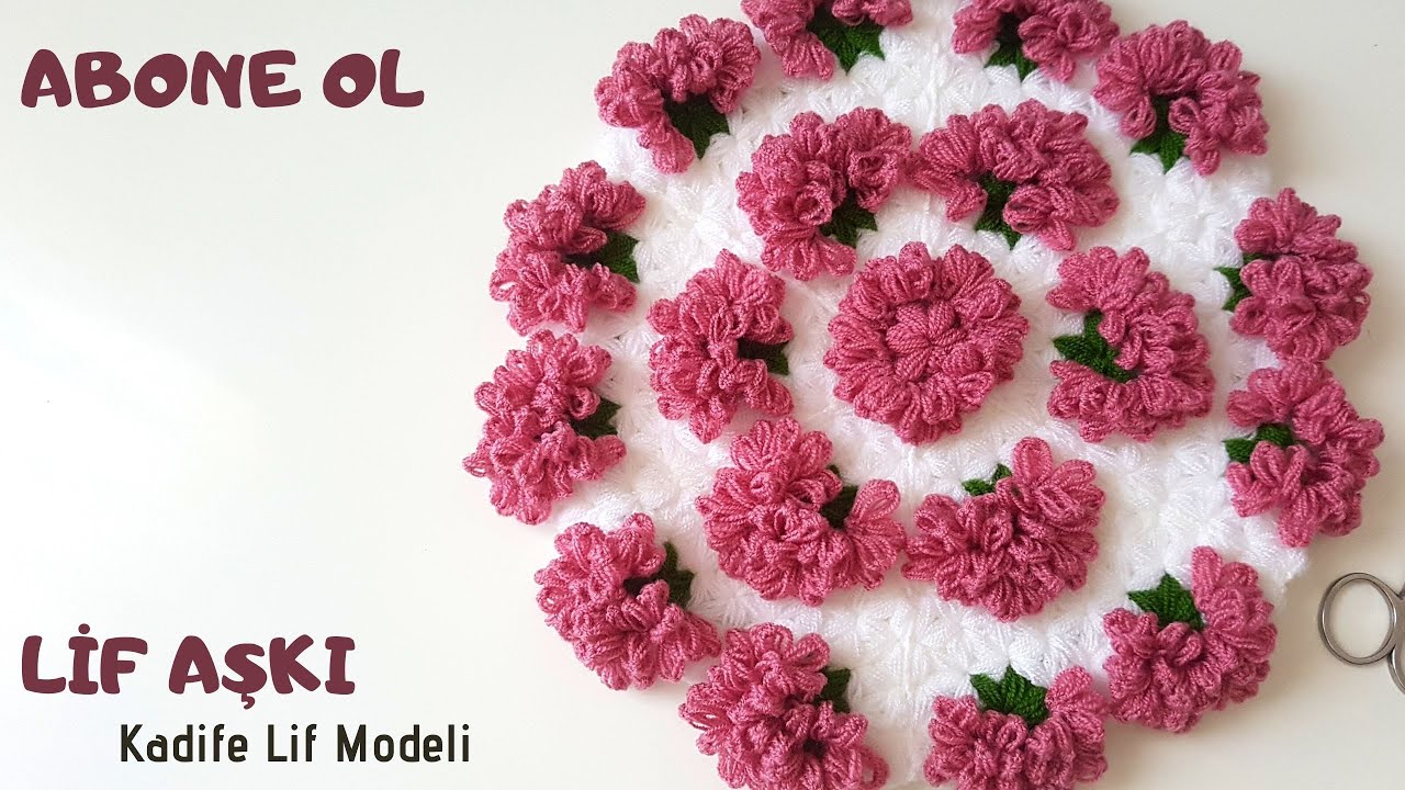 LİF AŞKI- Kadife Çiçeği lif modeli yapımı.