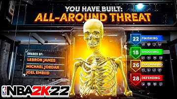 GAME BREAKING BEST SCORING MACHINE BUILD in NBA 2K22 IS A GLITCH! | RARE DEMIGOD BUILD IN NBA2K22!😱