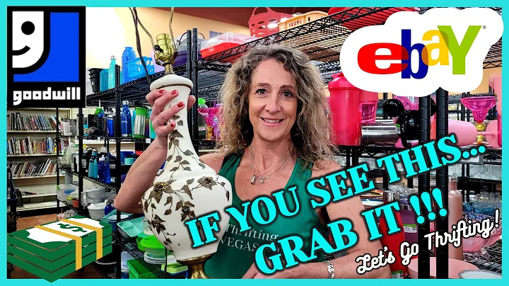 $395 HIDING IN THE CLEAR GLASS AT GOODWILL! / Thrift With Me / Buy My HAUL / My EASTER DECOR