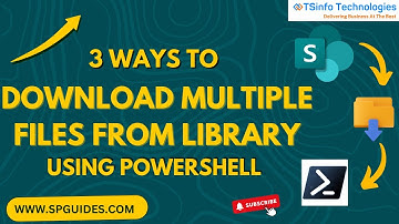 PnP PowerShell Script to Download Multiple Files From SharePoint Document Library - 3 Different Ways