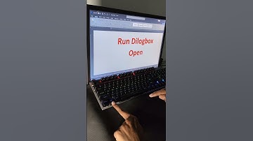 run dialog box open #windows #computerzone #typingskills #nclcomputer #typing #lifeisbutadream
