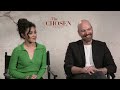 Interview the chosen costars yasmine albustami ramah  brandon potter quintus