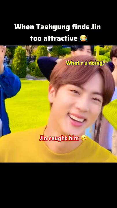 Taejin: Jin is hot taehyung knows #taejin #bts #ytshorts #btsshorts #jin #taehyung