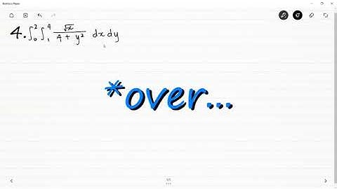 [Math 23] Disc 2.4 Volume as a Double Integral in Rectangular Coordinates