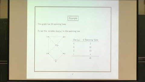 Mr. Michael Kozdron | A random walk proof of Kirchhoff