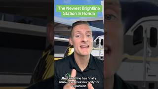 The Newest Brightline Station In Florida #brightline