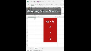 Master Auto Drag and Serial Numbers in Excel