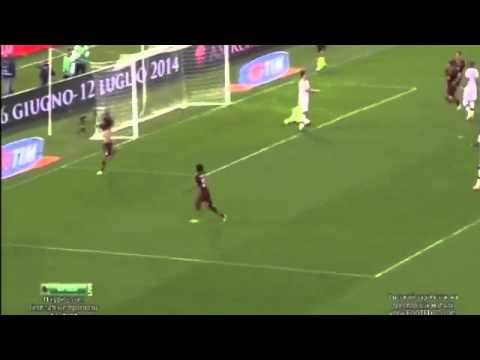 Miralem Pjanic Amazing GOAL AS Roma vs AC Milan (1-0) 25/04/2014