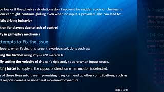 How to Stop Your Car from Gliding in Unity 2D: A Complete Guide screenshot 5