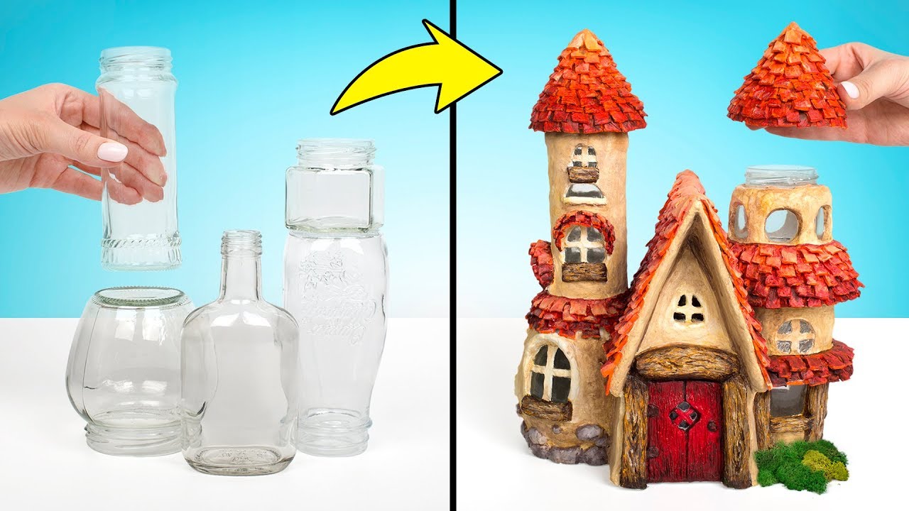 空きビンで作るDIYフェアリーハウス🏡🧚🏼‍♀️