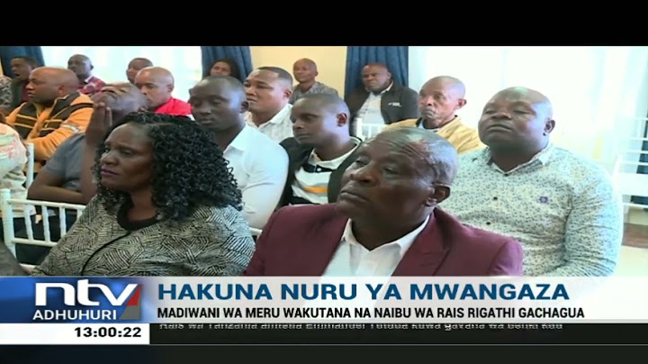Madiwani wa Meru wakutana na Naibu Rais Rigathi Gachagua