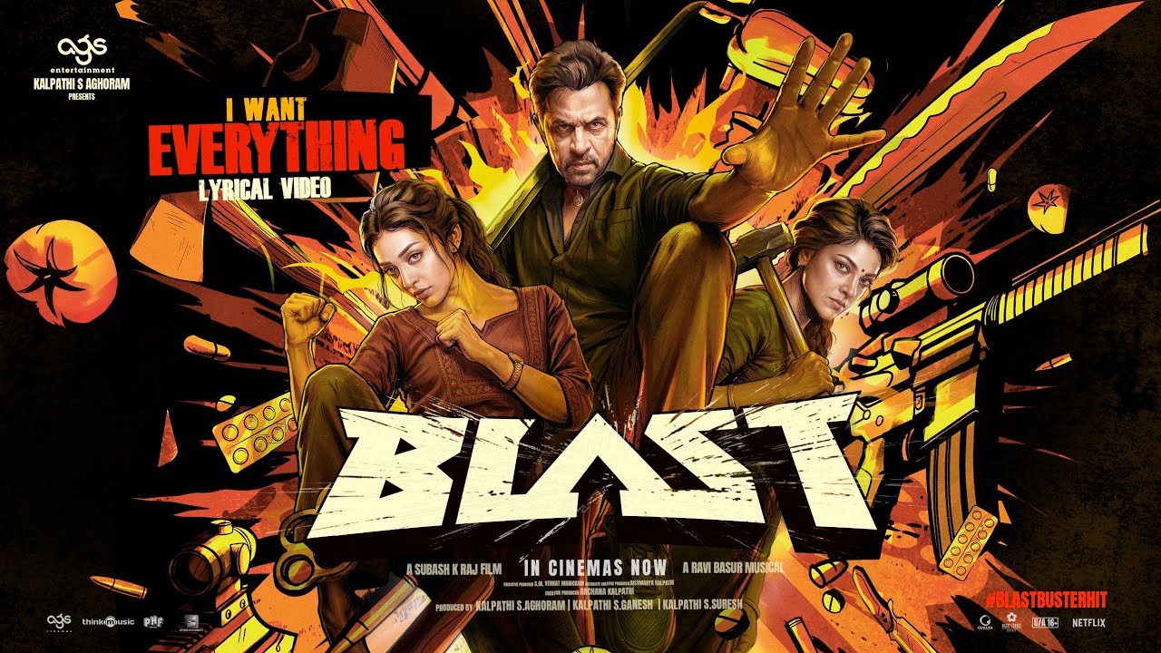 Download I Want Everything - Lyric Video | Blast | Arjun | Ravi Basrur | Subash K Raj | AGS Entertainment MP3