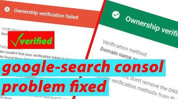 ownership verification failed | google search console site verification