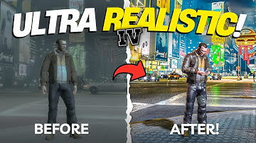 How To Install Ultra Realistic Graphics Mod In GTA 4 - 2025✅| Best For Low End PC!