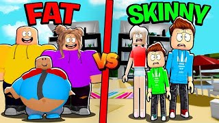 Fat Family In Roblox, family vs skinny.