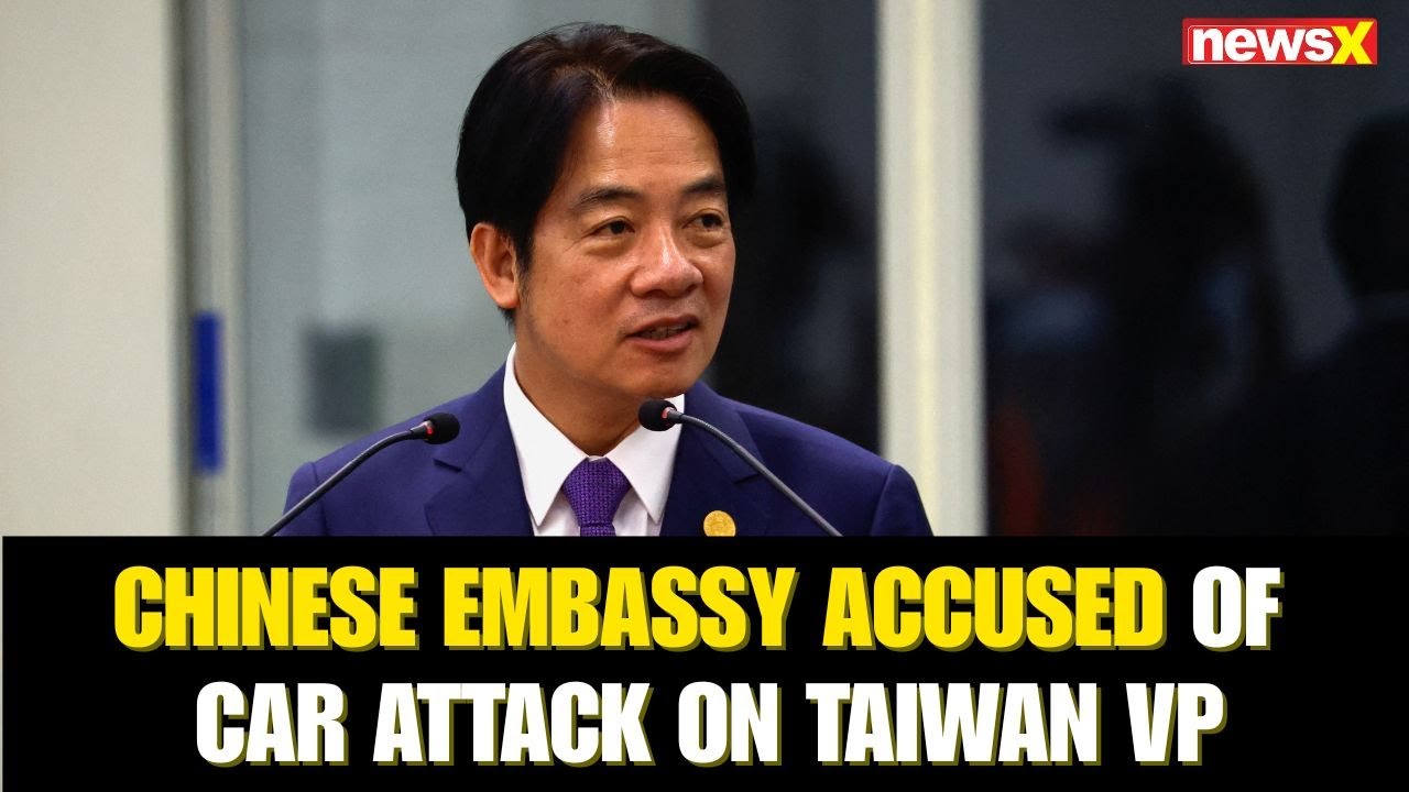 Chinese Diplomat Tries to Crash Taiwan VP’s Car in Prague: Shocking Plot Exposed | NewsX