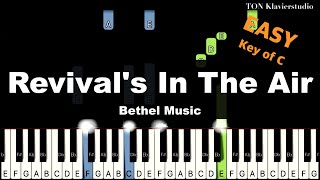 Bethel Music - Revival's in The Air (Key of C) | EASY Piano Cover Tutorial