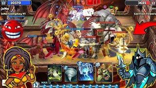 Biggest Golem + Dragon Heavy Rush Battlefield! Castle Crush screenshot 2