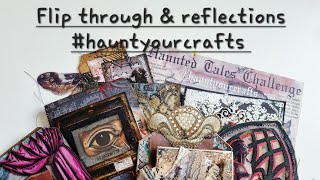 Haunted tales challenge flip through and final reflections #hauntyourcrafts