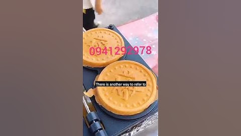 video đồng tiền , máy làm bánh đồng xu hàn quốc , liên hệ 0941292978 để được tư vấn