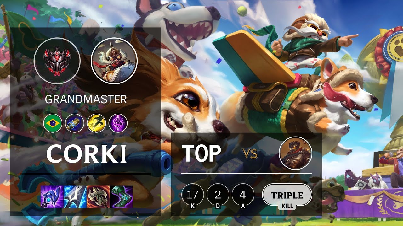 Corki Top vs Viktor - BR Grandmaster Patch 11.24b