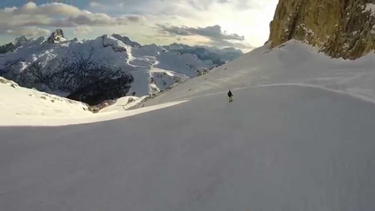 Pista Lagazuoi - Passo Falzarego (m. 2752-2117)