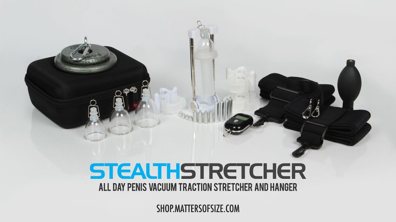 StealthStretcher All Day Penis Vacuum Traction Stretcher & Hanger