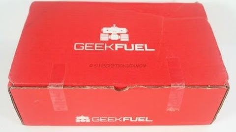 Geek Fuel July 2015 Unboxing + Coupon  #GeekFuel