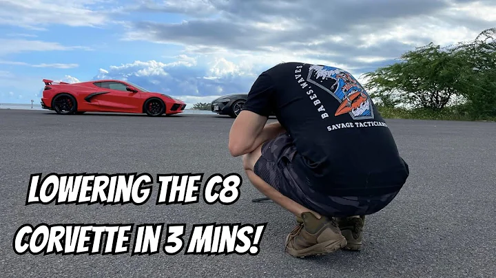C8 Corvette lowering spring install guide!