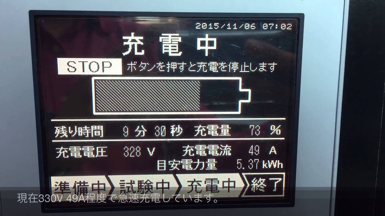 急速充電中の三菱 アウトランダーphev Youtube