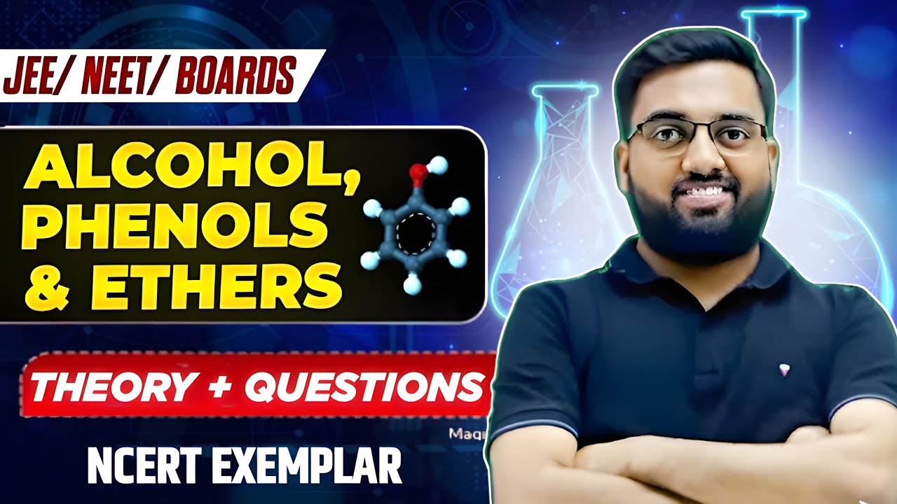 Alcohol phenol and ethers class 12 | JEE NEET & Boards 12th | NCERT ...