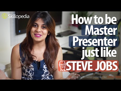 04 skills  to be a master presenter like Steve Jobs - Improve your Presentation Skills.