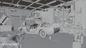 Back to the Future DeLorean — A breakdown of my workflow