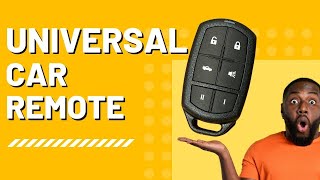 program a universal car key remote  (68 million vehicles)