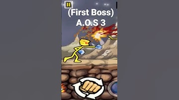 Anger Of Stick 3 ✨First Boss✨#angerofstick