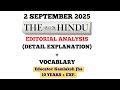 The Hindu Daily Editorial Analysis || UPSC CSE Preparation |  Vocabulary