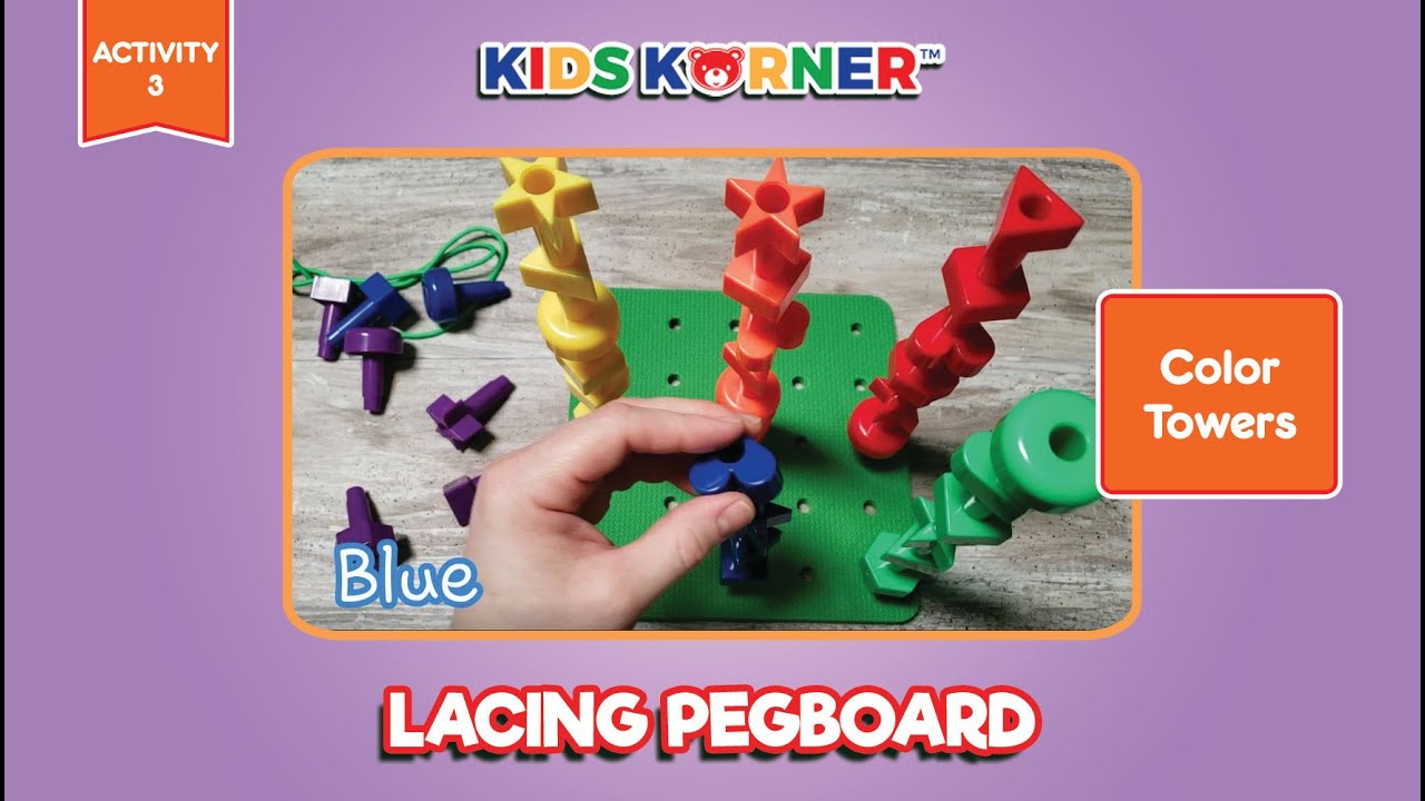 Building Pegboard Set / Kids Korner Toys