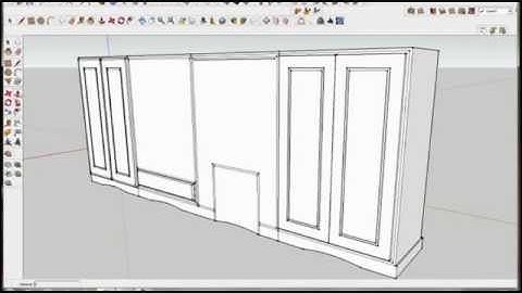 Google sketchup pro 8, furniture design, part 1, by rahgsa0509