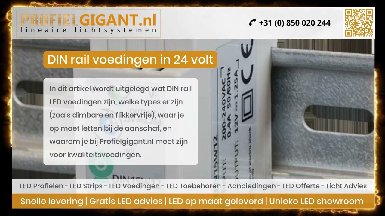 DIN Rail Voedingen in 24 Volt | Profielgigant.nl | 2024