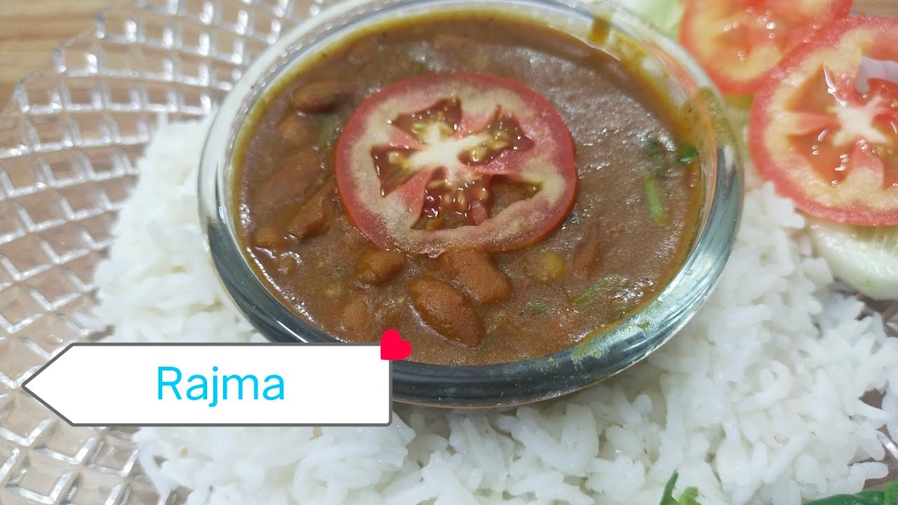 Rajma Kidney bean Rajma chawal zeera Rice Indian Lunch YouTube