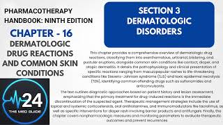 Dermatologic Drug Reactions Explained 🧴🚨 | Chapter 16 | Based on DiPiro Pharmacotherapy