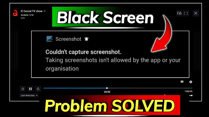 How to take a screenshot when it is not allowed