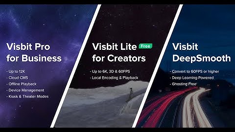 Introducing Visbit Lite, Pro, and DeepSmooth!