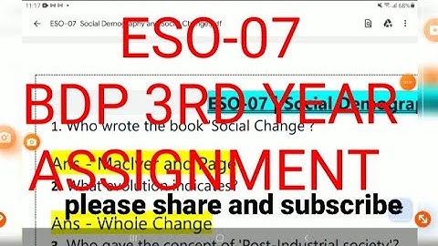 BDP 3dr assignment 2023,#bdp 3rd assignment eso-7,#eso-7,#assignment ,#nsou ,#bdp,#eso ,#bdp eso-07