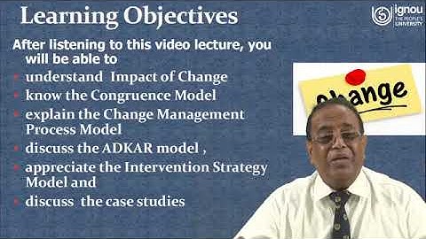 IGNOU Live Session on "People Change Management Part-2" for BEE-03, ACPDM  Students
