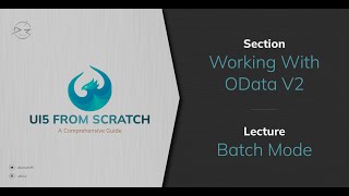6.6 OData V2 Batch Mode in UI5