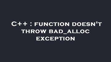 C++ : function doesn