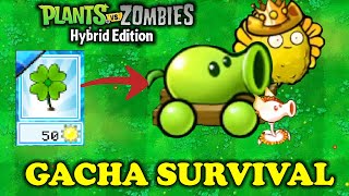 XOAY BÀI LIÊN TỤC ĐỂ SINH TỒN TRONG CHẾ ĐỘ SURVIVAL MODE | PVZ Hybrid