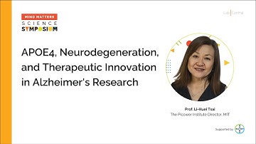 MMSS Keynote: APOE4, Neurodegeneration, and Therapeutic Innovation in Alzheimer